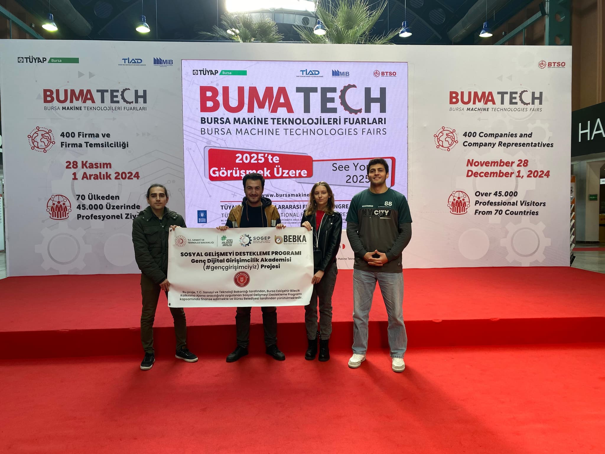 Future E-Commerce and E-Export Managers at 2024 BUMATECH Bursa Machinery Fair