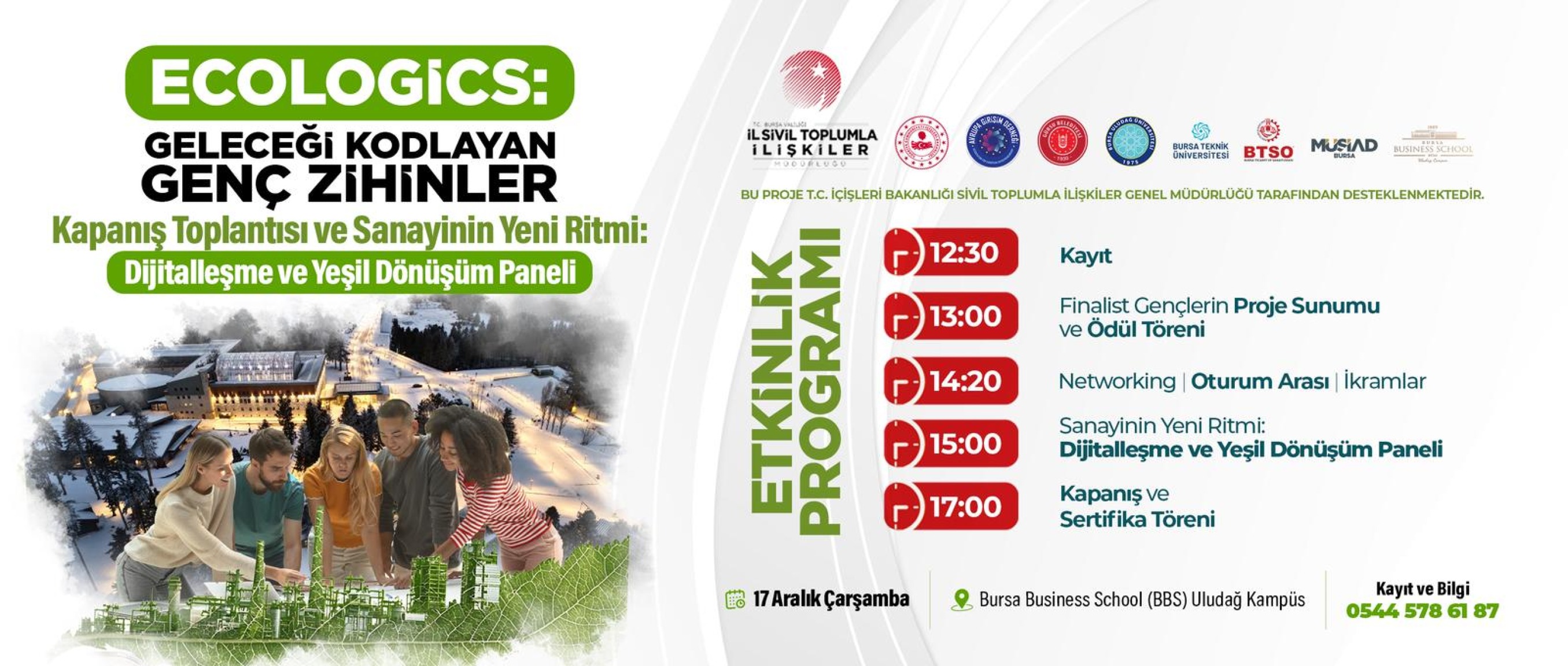 Ecologics Projesi Kapanış Toplantısı ve Yeşil Dönüşüm Paneli